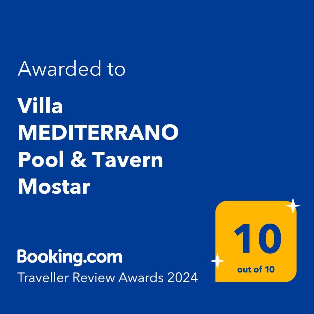 Villa Mediterrano Pool & Tavern Mostar Buna Exteriör bild